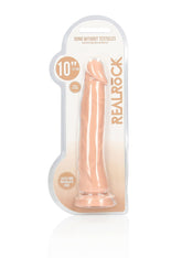 RealRock Realistic Dildo 10 Inch 25 cm Flesh Tone Phthalate-Free with Suction Cup Default Title Dongs Realistic